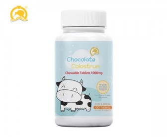 Kiwi Gold Kiwi 金奇维 牛初乳咀嚼片1000mg 巧克力味 60粒 Kiwi Gold Kiwi 金奇维 牛初乳咀嚼片1000mg 巧克力味 60粒
